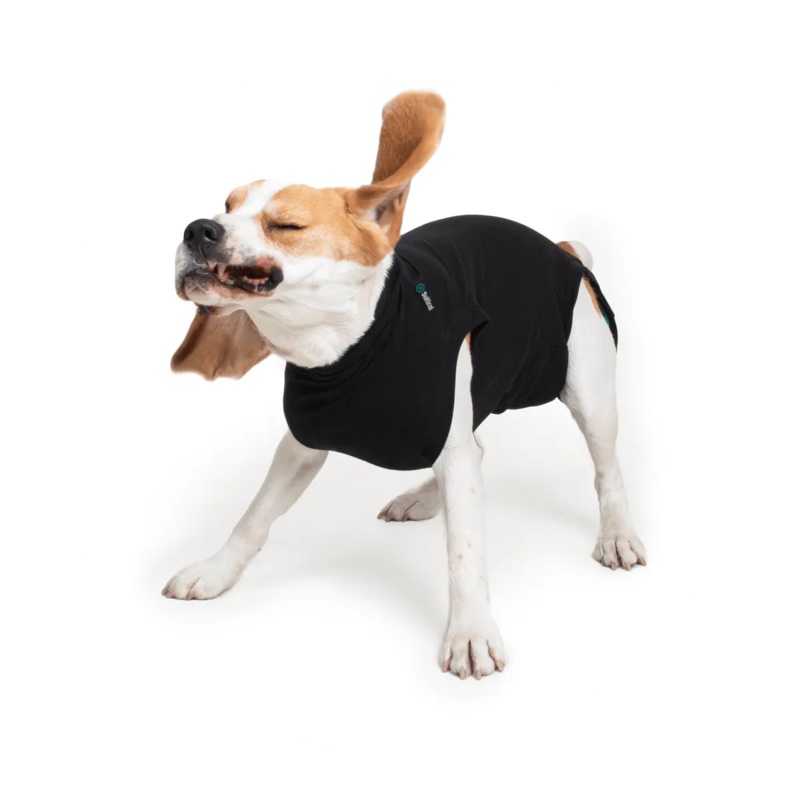 Suitical Dog Recovery Suit SM Black