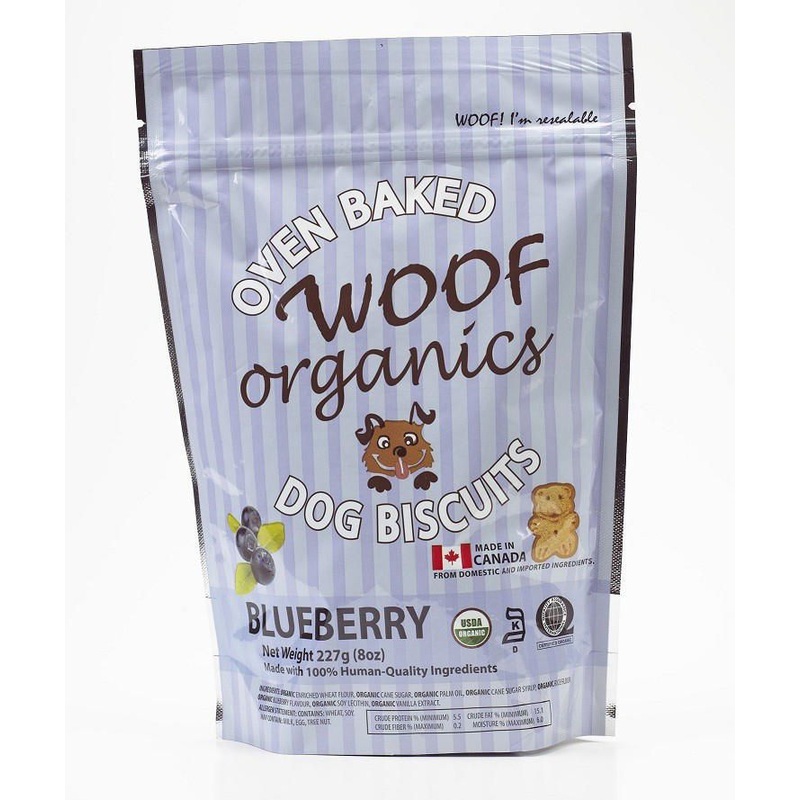 Woof Organic Blueberry 227g
