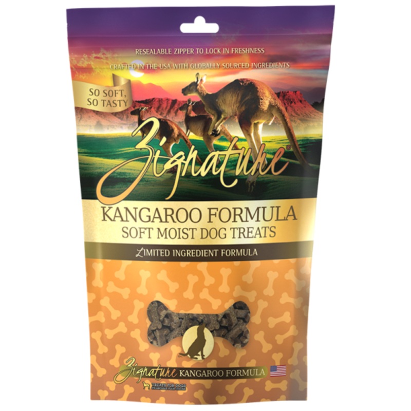 Zignature  Dog Soft Moist Treats Kangaroo 113g