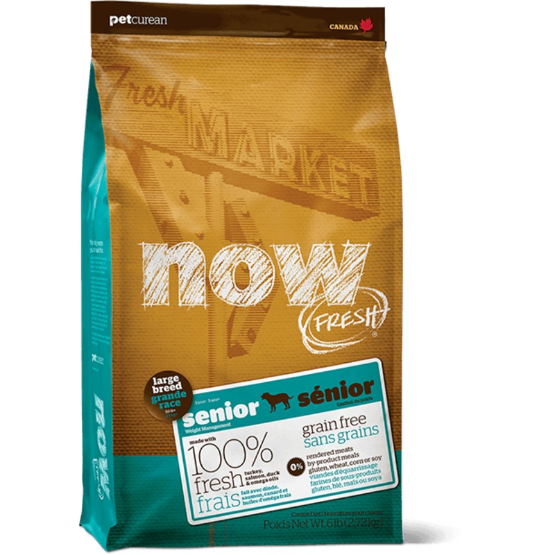 Now Fresh Grain Free Large Breed Senior 25lbs