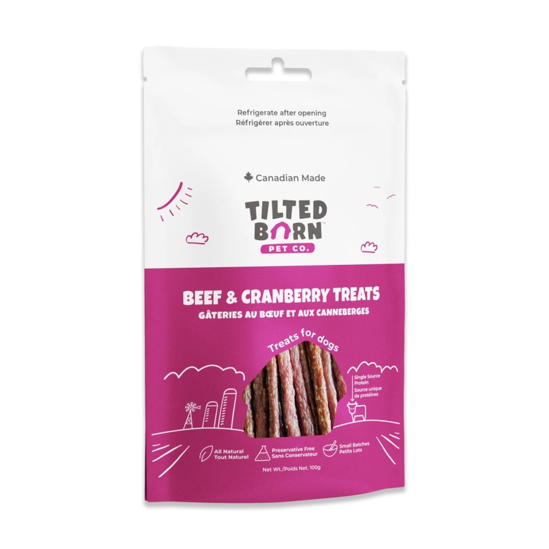 Tilted Barn Beef & Cran Treat Sticks 3.5oz