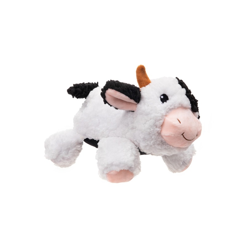Fuzzaroos Cow White 9"