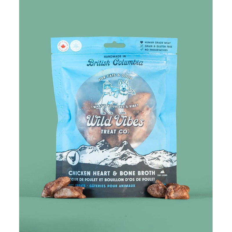 Wild Vibes Chicken Heart & Bone Broth 68g