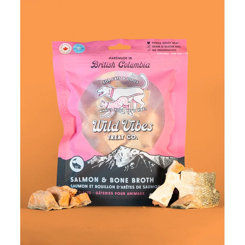 Wild Vibes Salmon & Bone Broth 75g