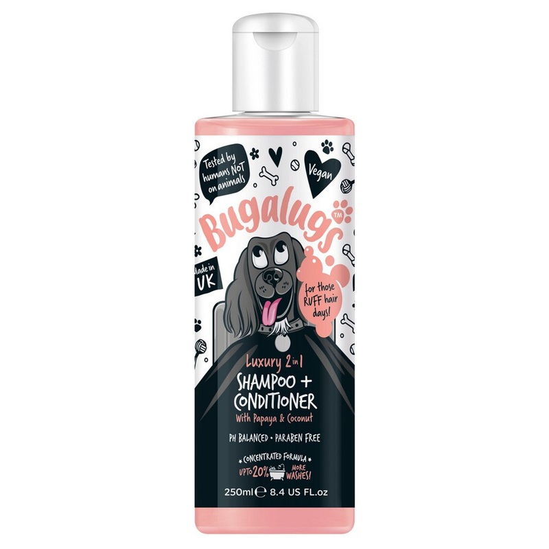 Bugalugs 2 in 1 Luxury Dog Shampoo Papaya & Coconut