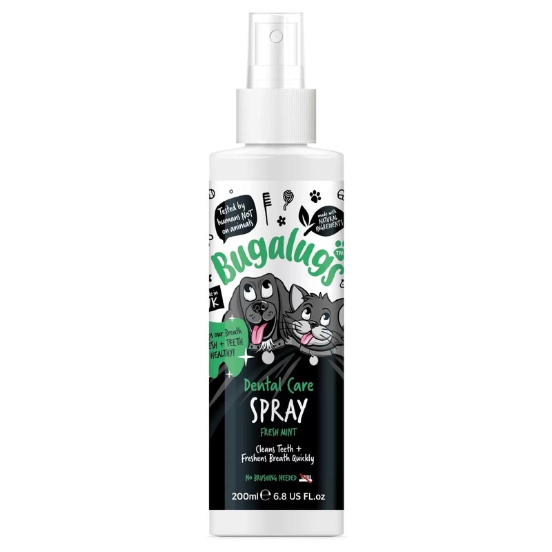 Bugalugs Dental Care Spray for Dogs and Cats 200ml