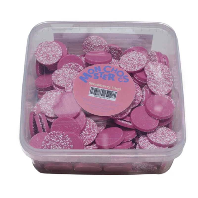 Dog Friendly Giant Chocolate Dog Treats 1Kg (Strawberry)