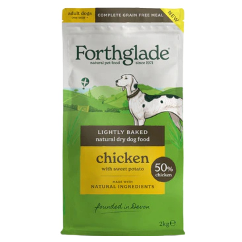 Chicken Lightly Baked Natural Dry Dog Food 2KG
