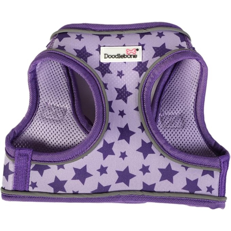 Doodlebone Snappy Harness - Violet Stars