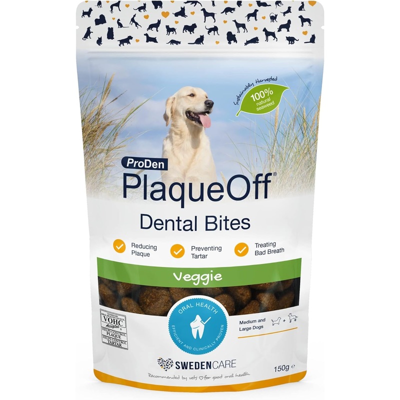 ProDen PlaqueOff Dental Bites for Large Dog 150g