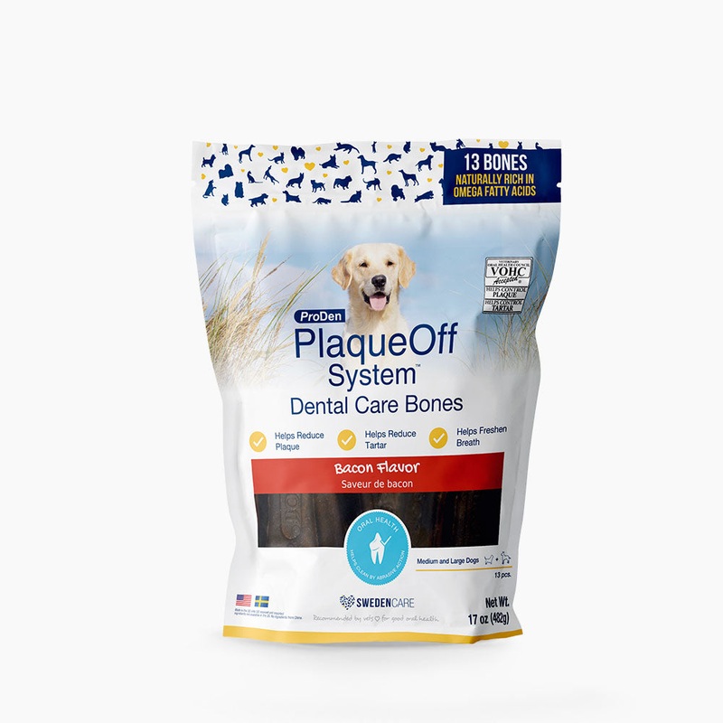 ProDen PlaqueOff Dental Care Bones  Bacon Flavour