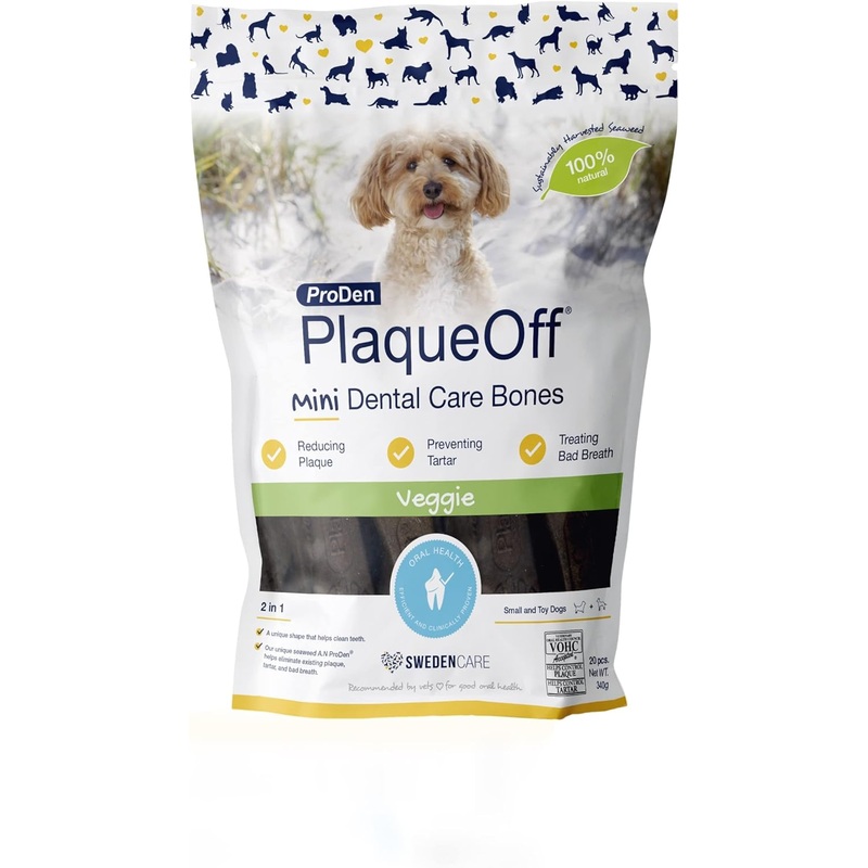 ProDen PlaqueOff Mini Dental Care Bones Veggie (20's)