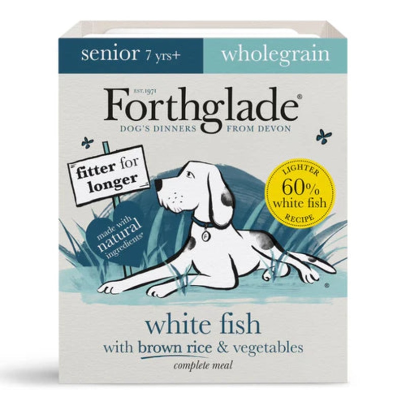 Senior White Fish with Brown Rice & Vegetables Wet Dog Food
