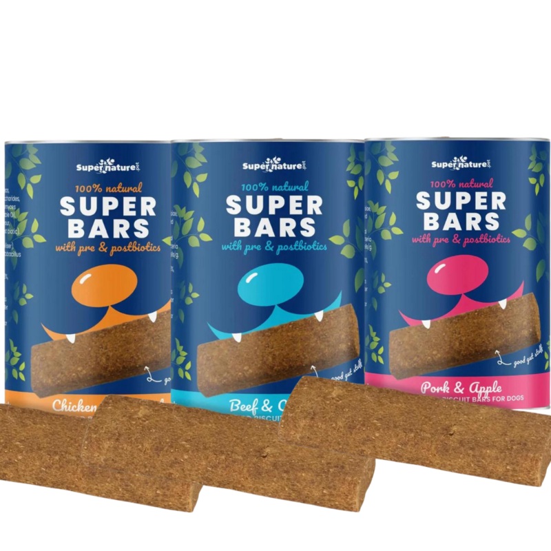 Super Bars Baked Treat Bars Bundle for Dogs