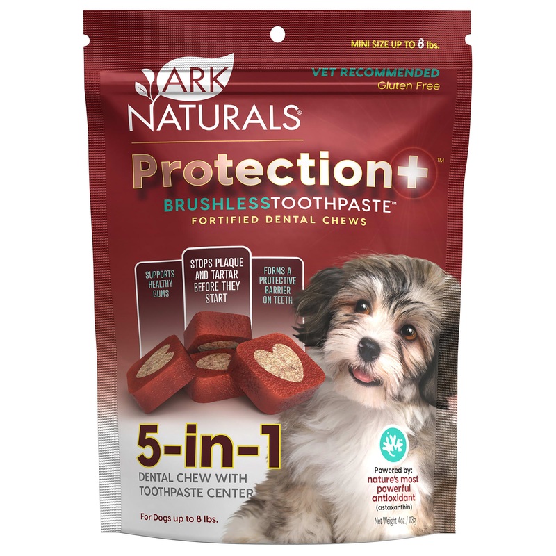 ARK Naturals Brushless Toothpaste Dental Chews - Mini (Dogs up to 8 lbs)