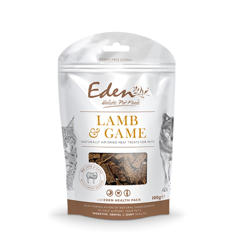 Eden Lamb & Game Treats for Dogs and Cats 100g