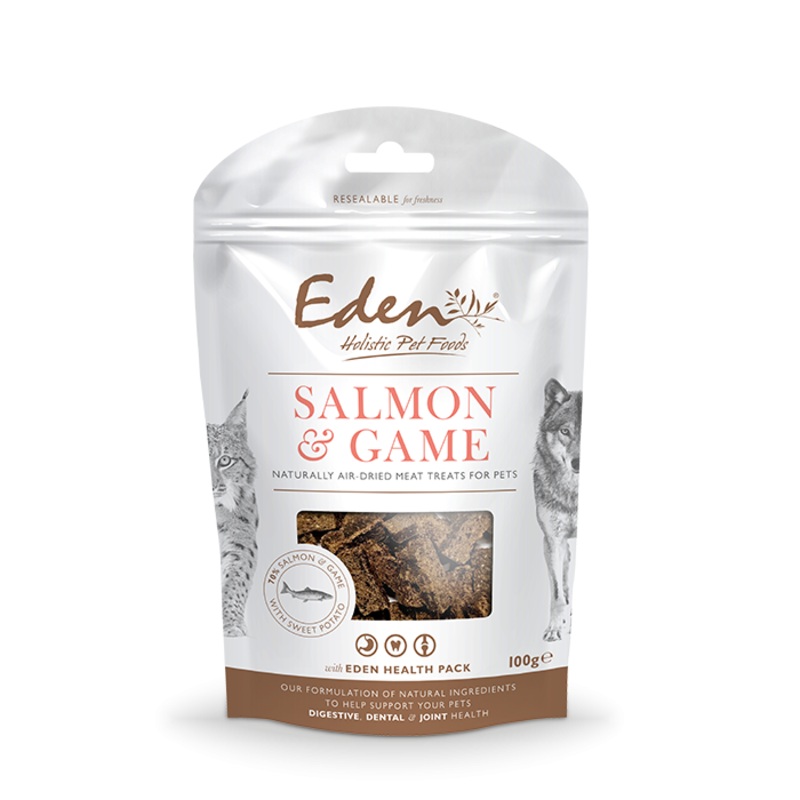 Eden Salmon & Game Treats 100g