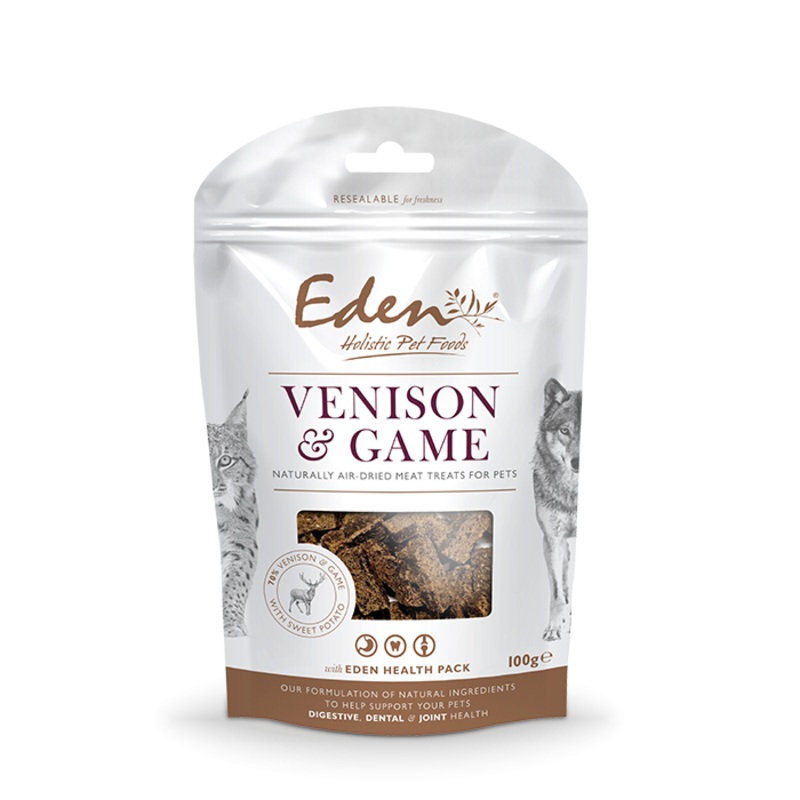 Eden Venison & Game Treats for Dogs and Cats 100g
