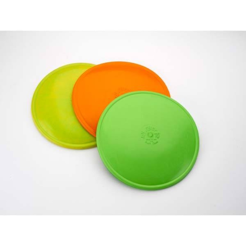Ruff Dawg K9 Flyer Rubber Indestructible Retrieving Dog Toy Assorted