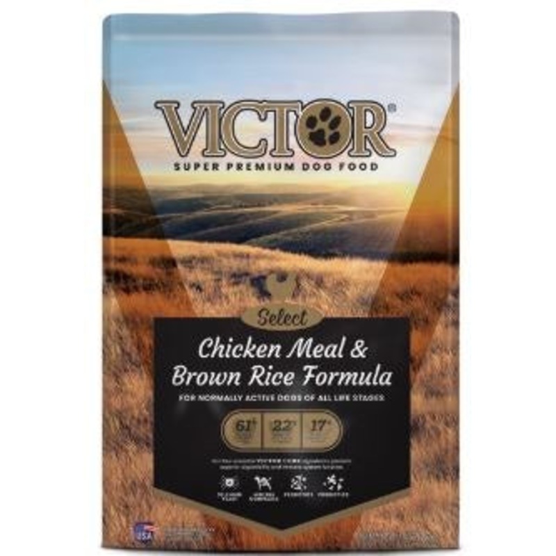 Victor Super Premium Pet Food VICTOR Select - Chicken Meal & Brown Rice Formula, Dry Dog Food, 5-Lb Bag (B01MTNUOA4)