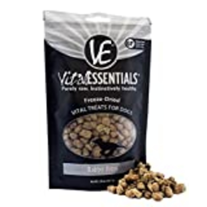 Vital Essentials Freeze-Dried Rabbit Bites Grain Free Limited Ingredient Dog Treats  2 Oz