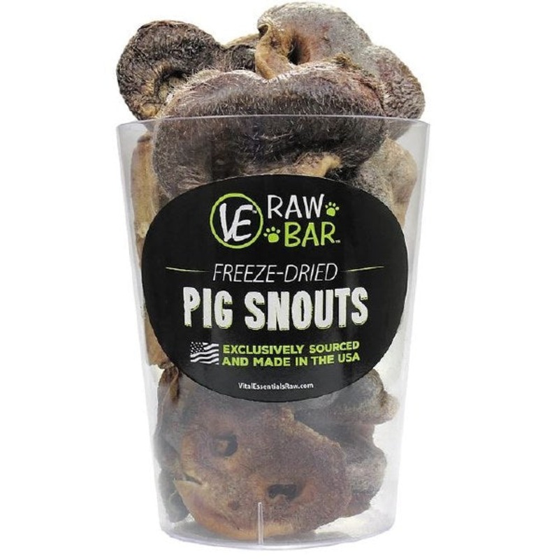 Vital Essentials Raw Bar Freeze Dried Pig Snouts