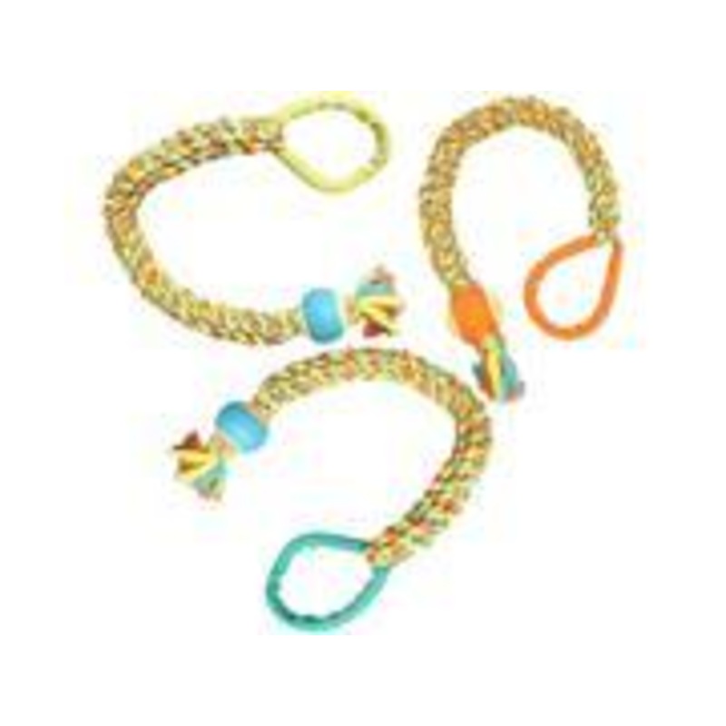 Boss Pet Chomper Tennis Ball Rope Tug 30in