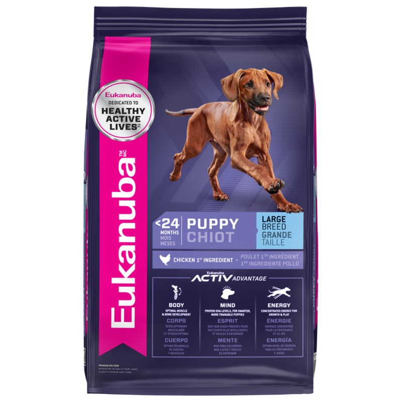 Eukanuba Large Breed Puppy Chicken Dry Dog Food, 30 lb