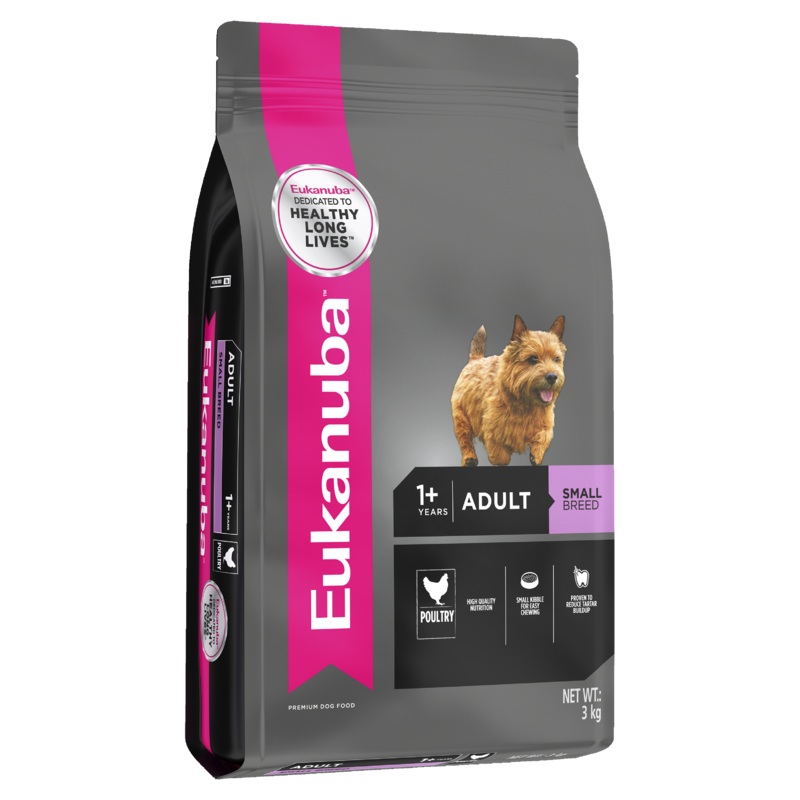 Eukanuba Small Breed Adult Dry Dog Food, 15 lb