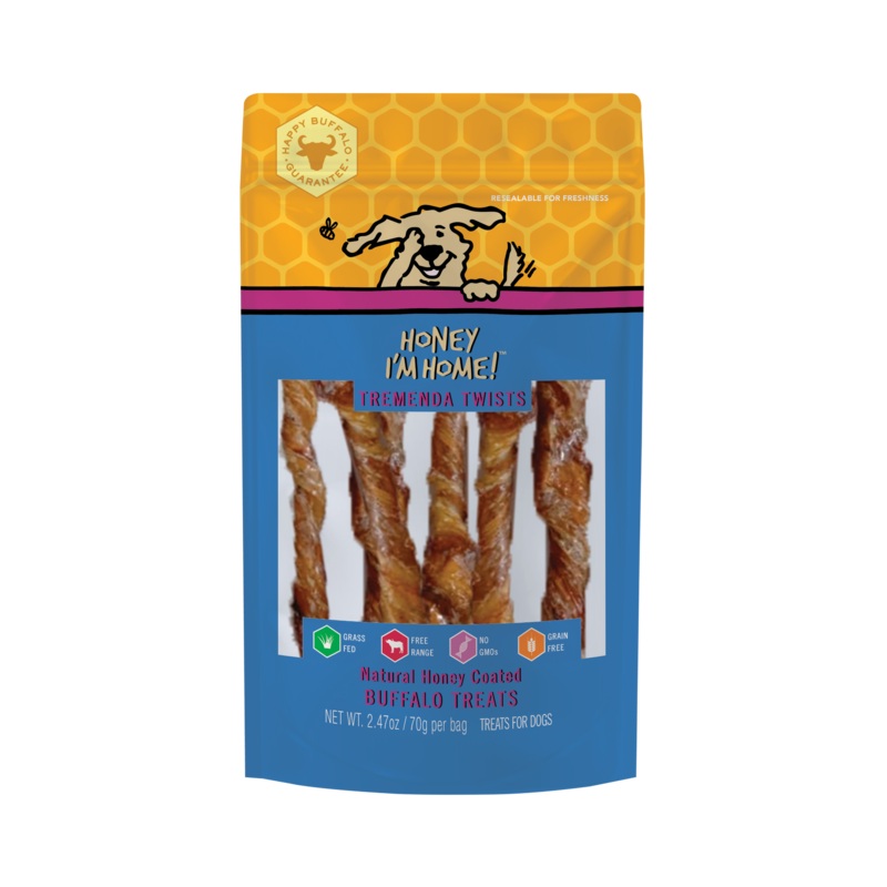 Honey I'm Home Dog Treats Tremenda Twists 2.47oz