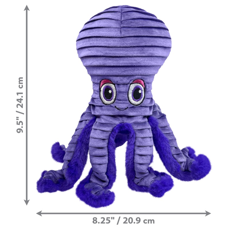 Kong Dog Toy Cuteseas Rufflez Octopus Medium