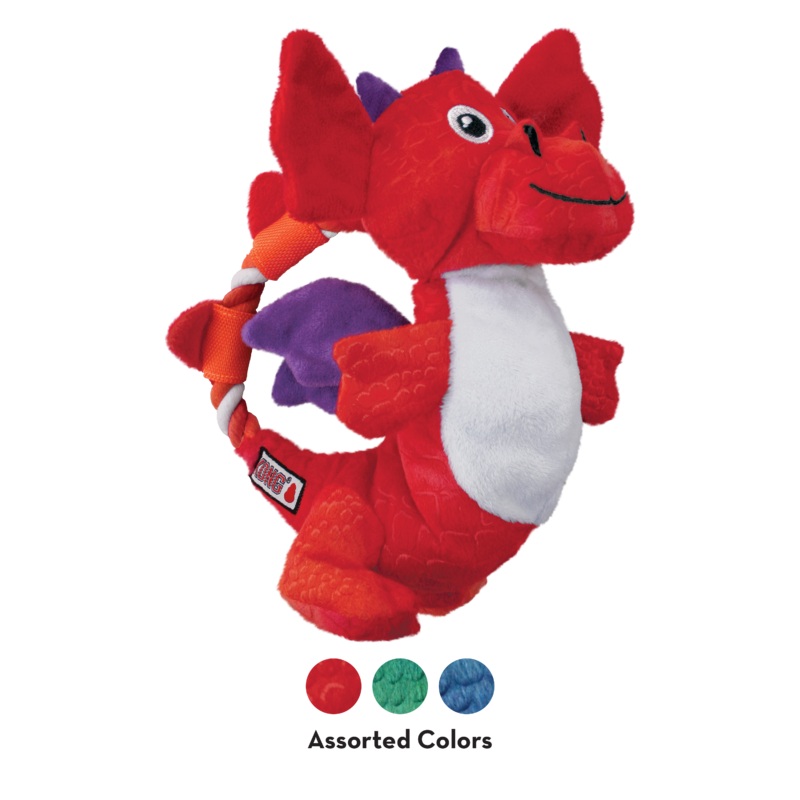 Kong Dog Toy Dragon Knots Medium Assorted