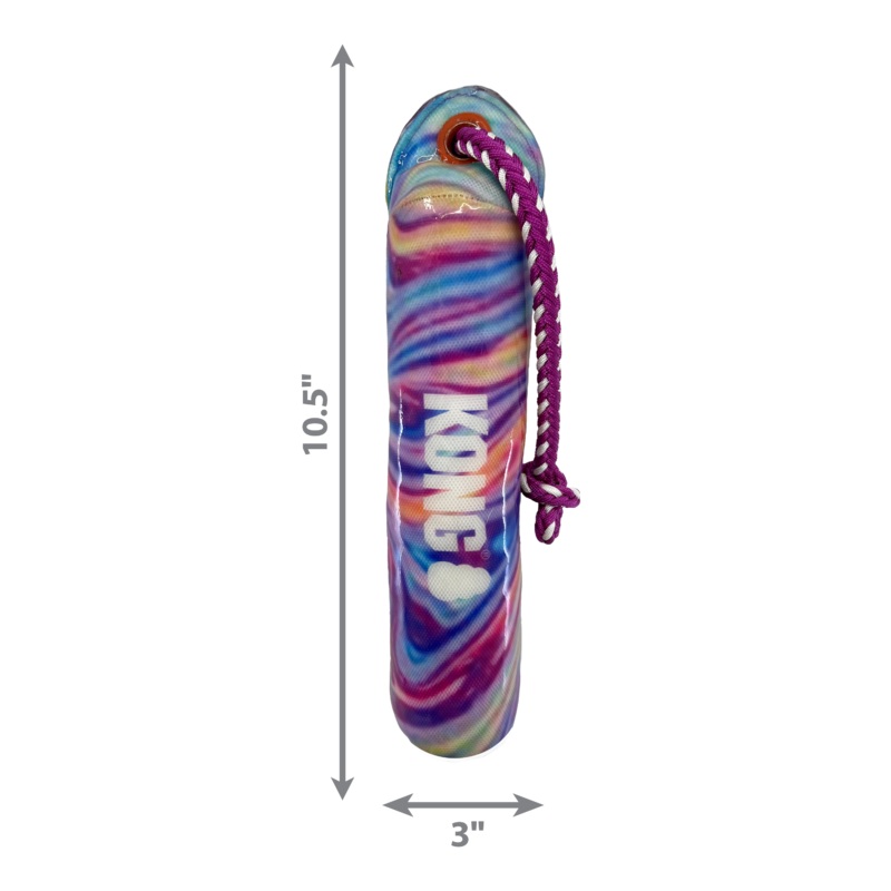 Kong Dog Toy Wild Shieldz Training Dummy Swirl Small