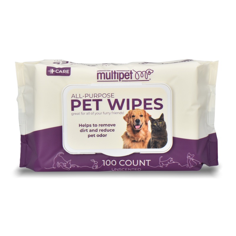 Multipet All-Purpose Pet Wipes 100ct