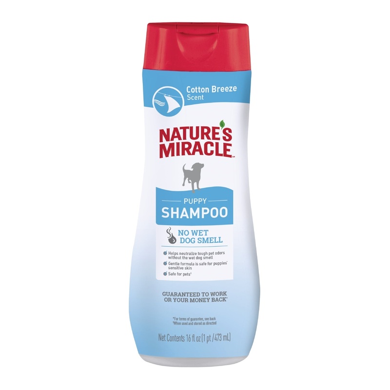 Natures Miracle Puppy Shampoo  16 Ounces  Cotton Breeze Scent