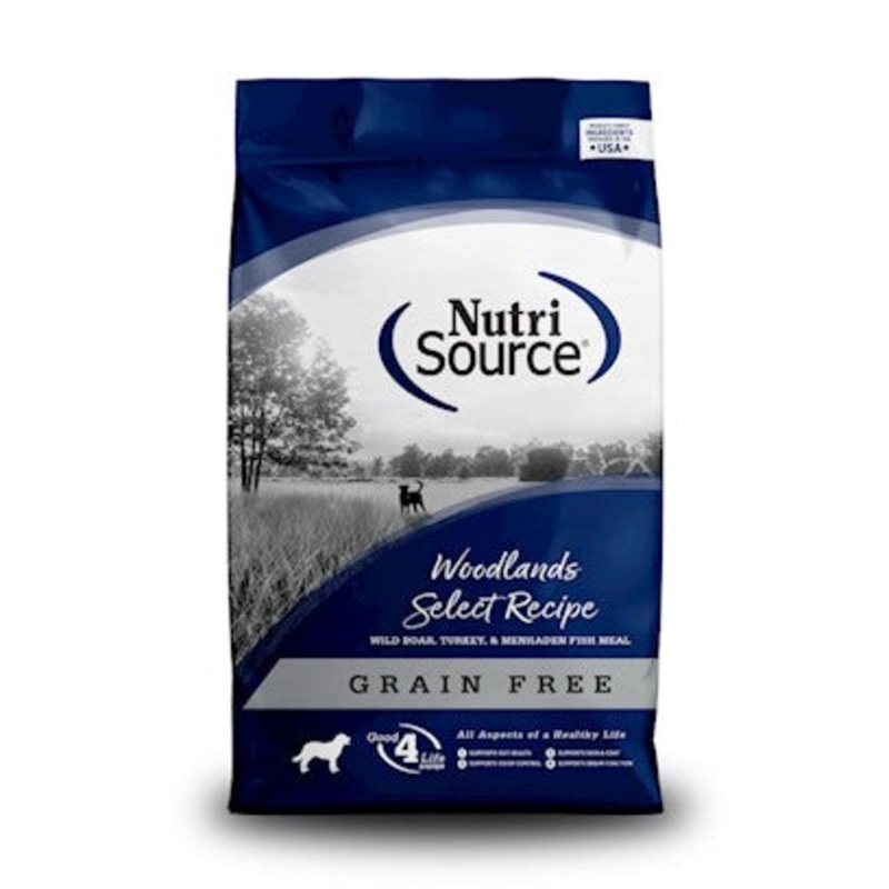 NutriSource Grain Free Woodlands Dry Dog Food 26lb