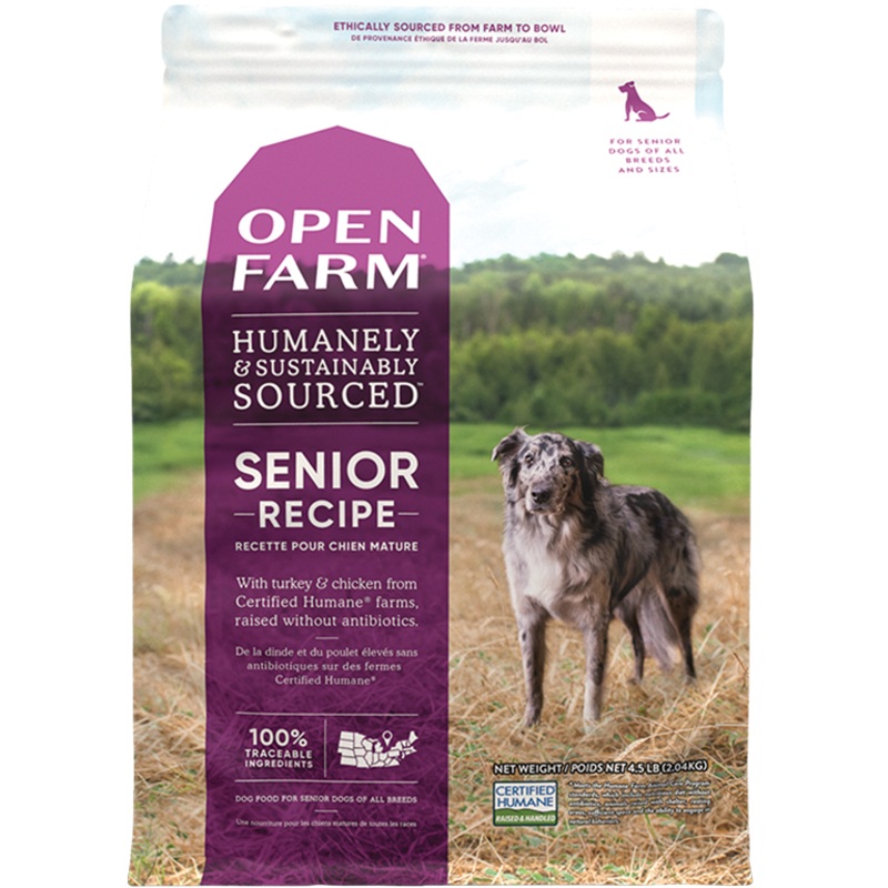 Open Farm Grain Free Dry Dog Food 22lb Senior