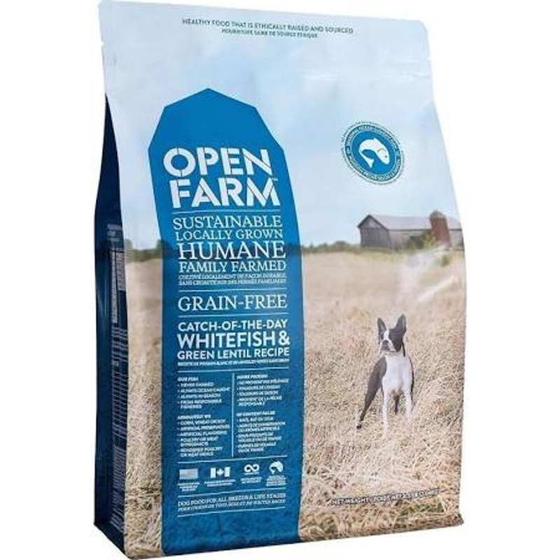 Open Farm Grain-Free Whitefish & Green Lentil Recipe Dry Dog Food, 11 lb. Bag
