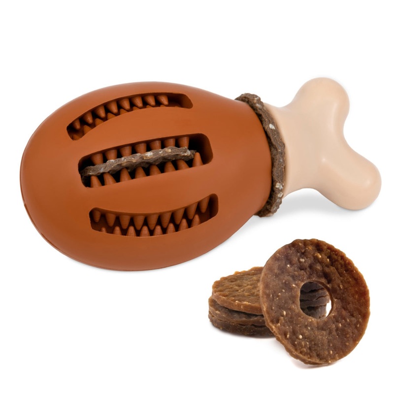 PetSafe Busy Buddy Chompin Chicken Treat Holding Dog Toy