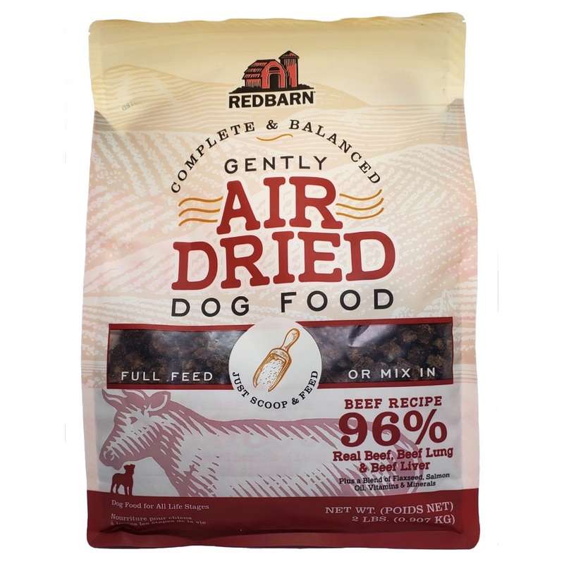 Redbarn 2 lbs Grain Free Air Dried Beef Recipe Dog Food