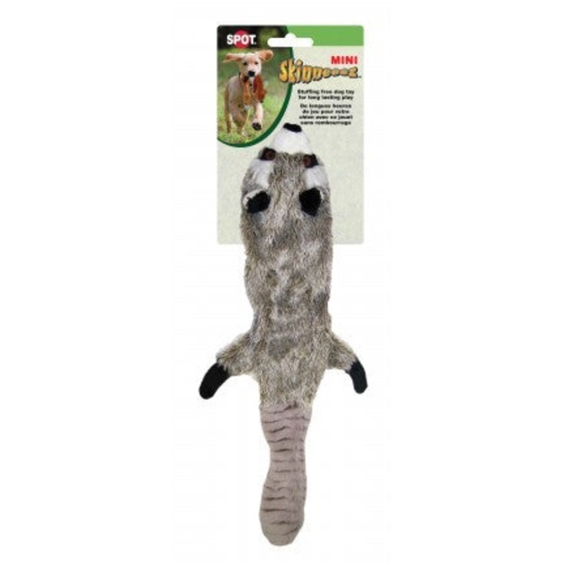 Spot Ethical Pet Dog Toy Mini Skinneeez Raccoon 15In