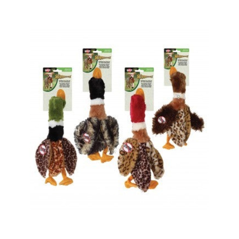 Spot Ethical Pet Dog Toy Plush Skinneeez Malard Duck 14.5In Assorted