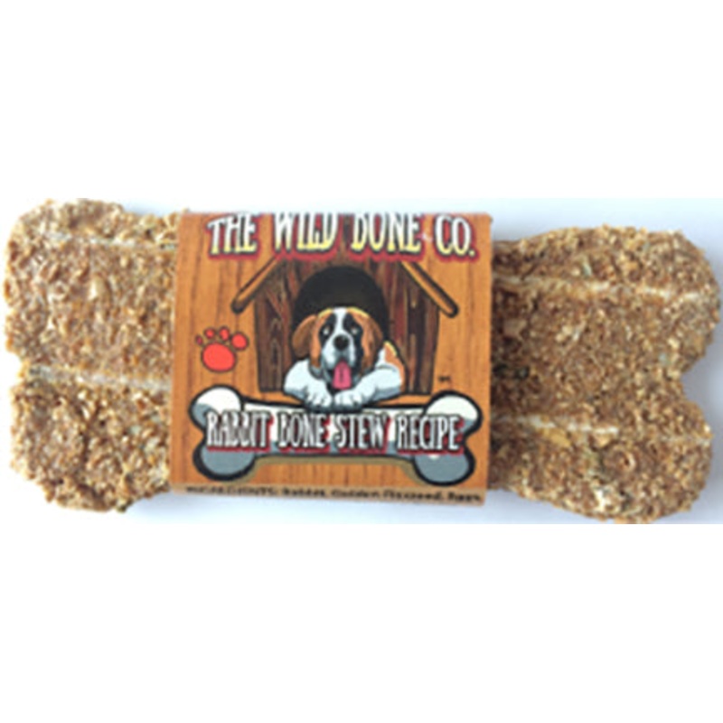 The Wild Bone Dog Treat 1oz Rabbit Bone Stew