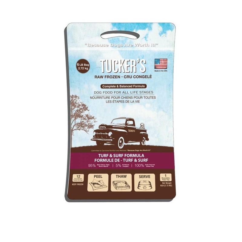 Tucker 6 lbs Basics Surf & Turf Raw Frozen Dog Food