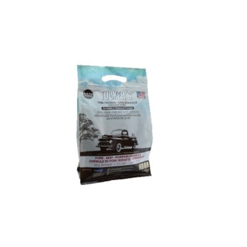 Tuckers Pork & Beef Formula Raw Frozen Dog Food - 6 lbs