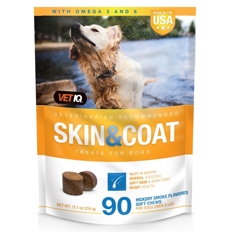 VETIQ Supplement Chews for Dogs 60ct Skin and Coat