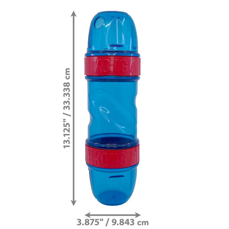 Kong Dog Toy Scuttle Pod Blue Large Treat Dispenser
