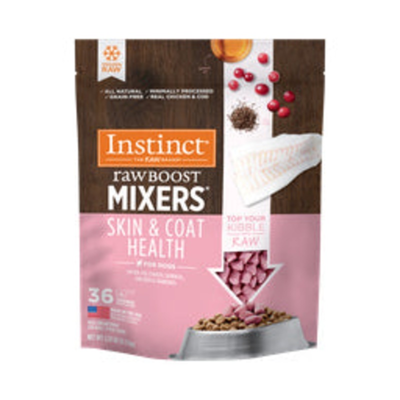 Raw Boost Mixers Skin & Coat Health Frozen Dog Food Topper, 1.25 lb. Bag