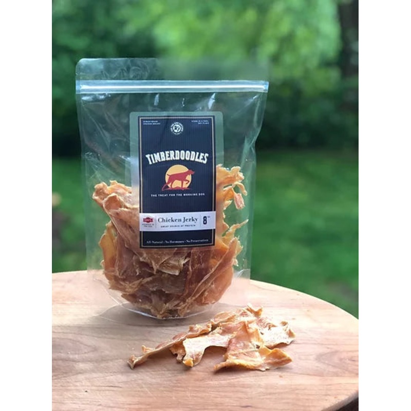 Timberdoodles Jerkey Treat for Dogs 4oz Chicken