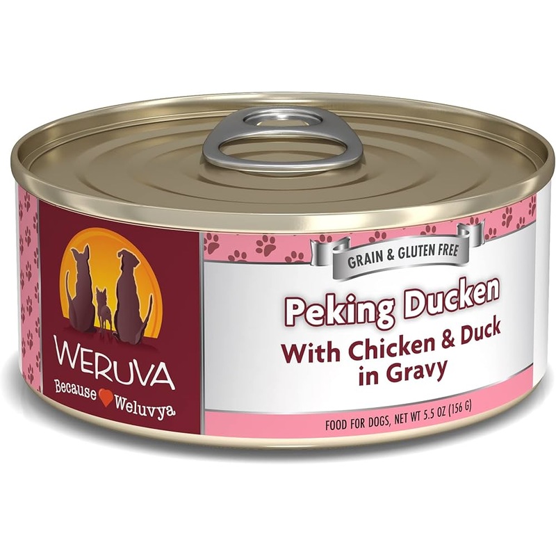 Weruva Classic Dog food 5.5 oz Can Peking Ducken